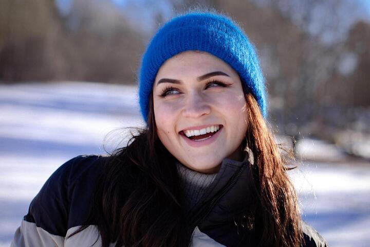 Hvordan ta bilder ute i hvit snø